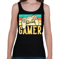 PRINTFASHION gamer - Női atléta - Fekete