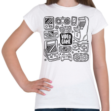 PRINTFASHION gamer - Női póló - Fehér női póló