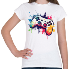 PRINTFASHION gamer - Női póló - Fehér női póló