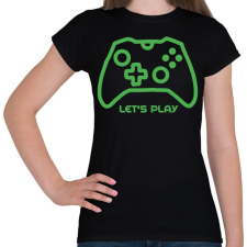PRINTFASHION Gamer - Női póló - Fekete női póló