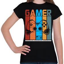 PRINTFASHION gamer - Női póló - Fekete női póló