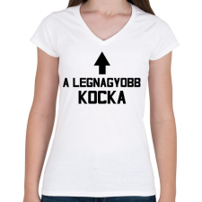 PRINTFASHION Gamer - Női V-nyakú póló - Fehér női póló
