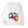 PRINTFASHION gamer - Sportzsák, Tornazsák - Fehér