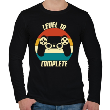 PRINTFASHION Gamer szülinap - Férfi hosszú ujjú póló - Fekete férfi póló