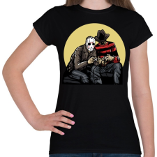 PRINTFASHION Gamerek - Női póló - Fekete női póló