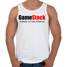 PRINTFASHION GameStock - Férfi atléta - Fehér atléta, trikó