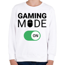 PRINTFASHION Gaming mode on! - Gyerek pulóver - Fehér gyerek pulóver, kardigán