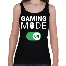 PRINTFASHION Gaming mode on! - Női atléta - Fekete női trikó