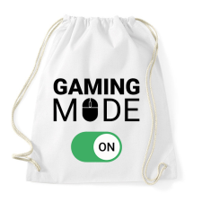 PRINTFASHION Gaming mode on! - Sportzsák, Tornazsák - Fehér tornazsák