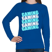 PRINTFASHION Gaming - Női pulóver - Királykék női pulóver, kardigán