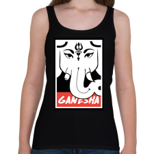 PRINTFASHION Ganesha - Női atléta - Fekete női trikó