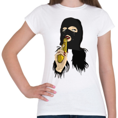 PRINTFASHION Gangsta B*tch - Női póló - Fehér