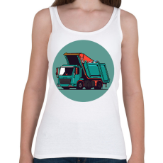 PRINTFASHION Garbage truck - Női atléta - Fehér