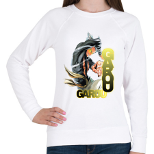 PRINTFASHION Garou minta (OPM) - Női pulóver - Fehér női pulóver, kardigán