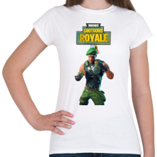 PRINTFASHION Garrison Fortnite - Női póló - Fehér