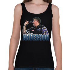 PRINTFASHION Gary Anderson - Női atléta - Fekete