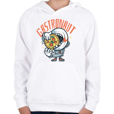 PRINTFASHION Gasztronauta - Gyerek kapucnis pulóver - Fehér gyerek pulóver, kardigán