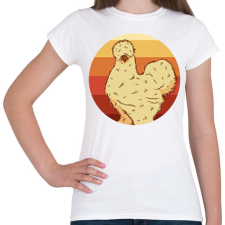 PRINTFASHION Gatyás pipi - Női póló - Fehér női póló