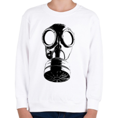 PRINTFASHION gáz maszk - Gyerek pulóver - Fehér