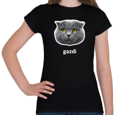 PRINTFASHION gazdi - Női póló - Fekete női póló