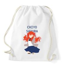 PRINTFASHION Gekkan shoujo nozaki-kun - Chiyo Sakura - Sportzsák, Tornazsák - Fehér tornazsák