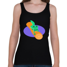 PRINTFASHION gekkó - Női atléta - Fekete