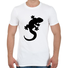 PRINTFASHION Gekkó sziluett - Férfi póló - Fehér