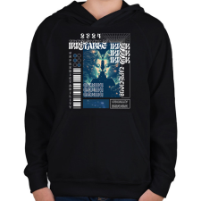 PRINTFASHION Gemini - Streetwear style - Gyerek kapucnis pulóver - Fekete gyerek pulóver, kardigán