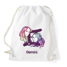PRINTFASHION Gemini színes - Sportzsák, Tornazsák - Fehér tornazsák