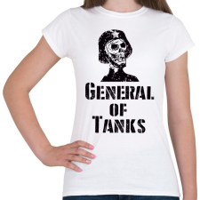 PRINTFASHION general of tanks - Női póló - Fehér női póló