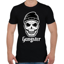 PRINTFASHION Gengszter - Férfi póló - Fekete férfi póló