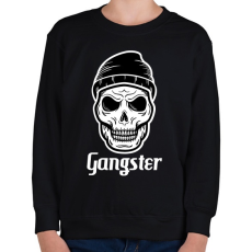 PRINTFASHION Gengszter - Gyerek pulóver - Fekete