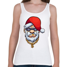 PRINTFASHION Gengszter mikulás - Női atléta - Fehér