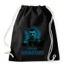 PRINTFASHION GENNARO SAVASTANO- GOMORRAH - Sportzsák, Tornazsák - Fekete