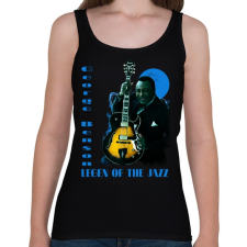 PRINTFASHION George Benson - Női atléta - Fekete női trikó