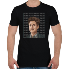 PRINTFASHION George Orwell - Férfi póló - Fekete férfi póló
