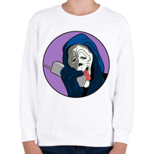 PRINTFASHION Gerappa - Gyerek pulóver - Fehér gyerek pulóver, kardigán