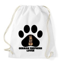 PRINTFASHION German Shepherd Lover - Sportzsák, Tornazsák - Fehér tornazsák