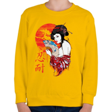 PRINTFASHION Gésa - Gyerek pulóver - Sárga gyerek pulóver, kardigán