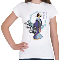 PRINTFASHION Gésa - Haiku  - Női póló - Fehér