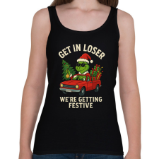 PRINTFASHION get in loser - Női atléta - Fekete női trikó