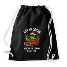 PRINTFASHION get in loser - Sportzsák, Tornazsák - Fekete tornazsák