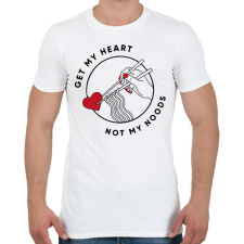 PRINTFASHION Get my heart - Férfi póló - Fehér férfi póló