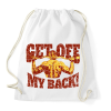 PRINTFASHION Get off my back! - Sportzsák, Tornazsák - Fehér