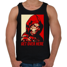 PRINTFASHION Get over here - Férfi atléta - Fekete