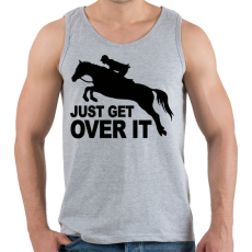 PRINTFASHION Get over it! - Férfi atléta - Sport szürke