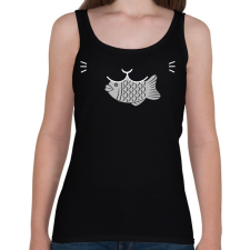 PRINTFASHION Get that fish - Női atléta - Fekete női trikó