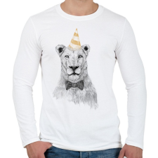 PRINTFASHION Get the party started II - Férfi hosszú ujjú póló - Fehér férfi póló