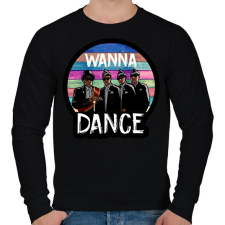 PRINTFASHION Ghánai táncoló gyászhuszárok - Férfi pulóver - Fekete férfi pulóver, kardigán