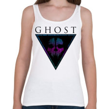 PRINTFASHION Ghost - Női atléta - Fehér női trikó